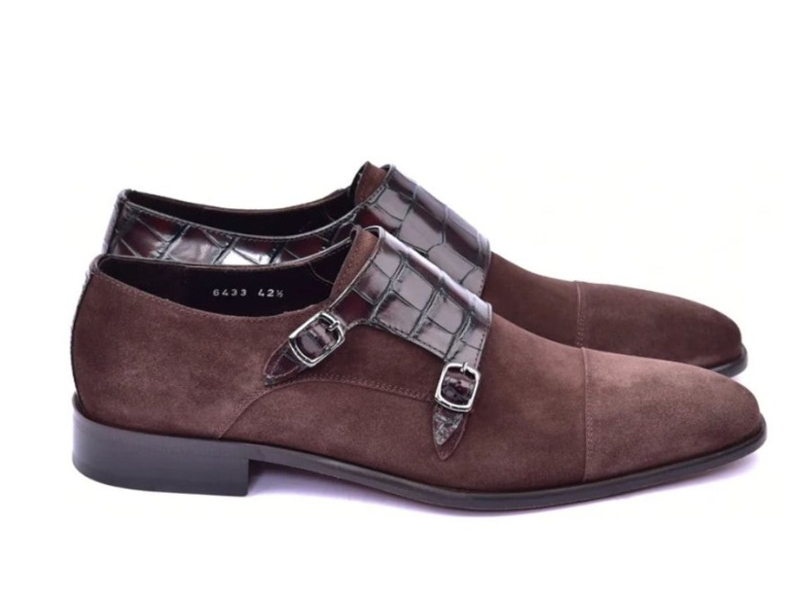 Corrente Style: 6433-Brown | Monkstraps